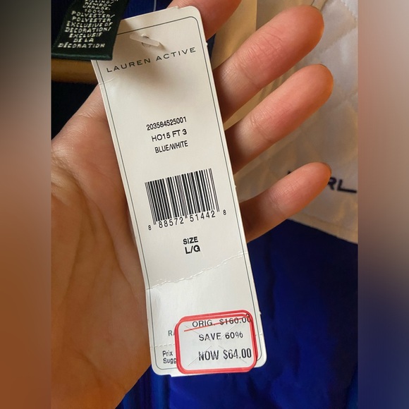 Ralph Lauren blue/ white lightweight jacket - Picture 4 of 5